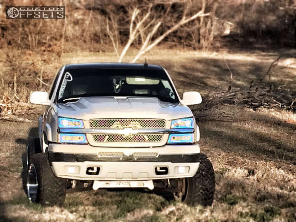 2003 Chevrolet Silverado 1500 with 20x14 76 Fuel Hostage and 33/12