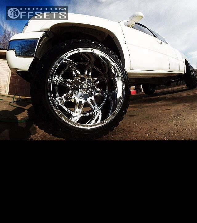 2003 Chevrolet Silverado 1500 with 20x14 76 Fuel Hostage and 33/12