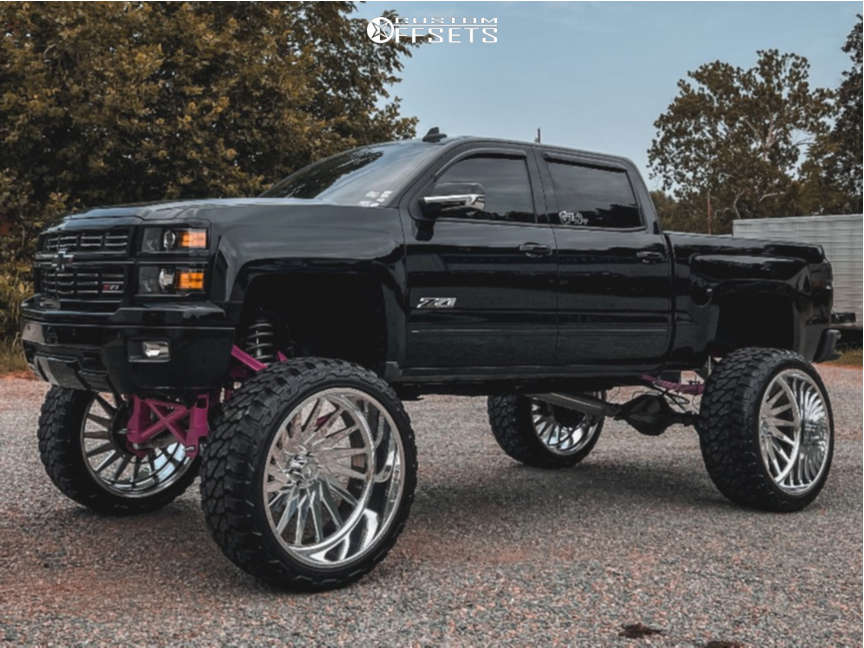 2015 Chevrolet Silverado 1500 with 30x16 -112 American Force Morph and ...