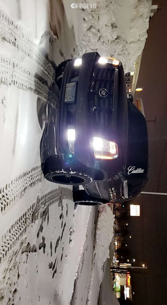 2010 Cadillac Escalade with 22x12 51 Vision Razor and 35/12.5R22