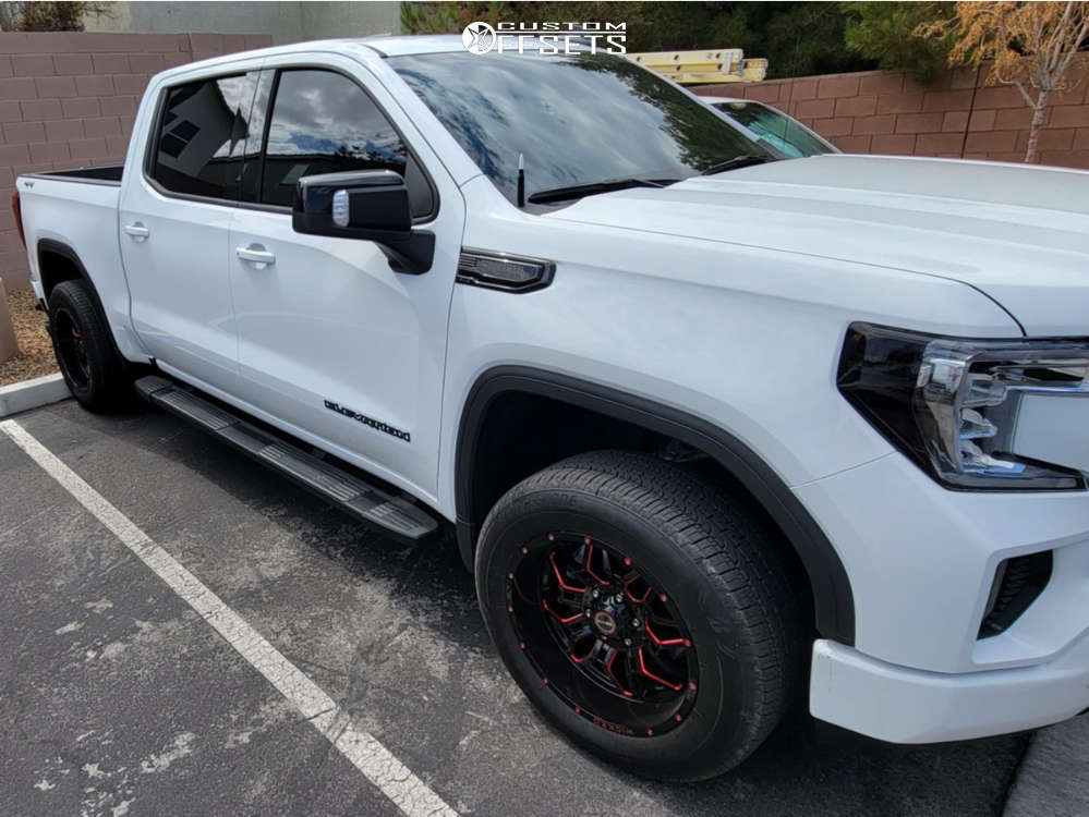 2021 GMC Sierra 1500 with 20x10 -24 Wicked Offroad W903 and