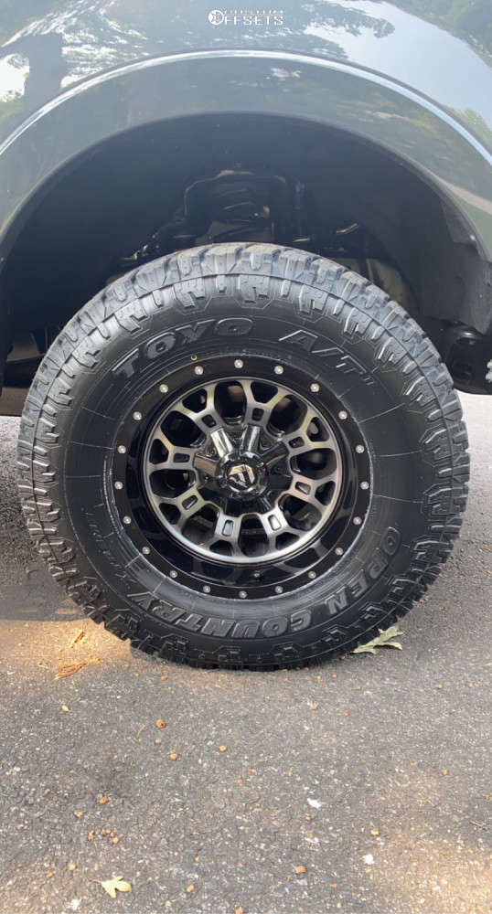 2021 Ford F-250 Super Duty Wheel Offset Slightly Aggressive Stock