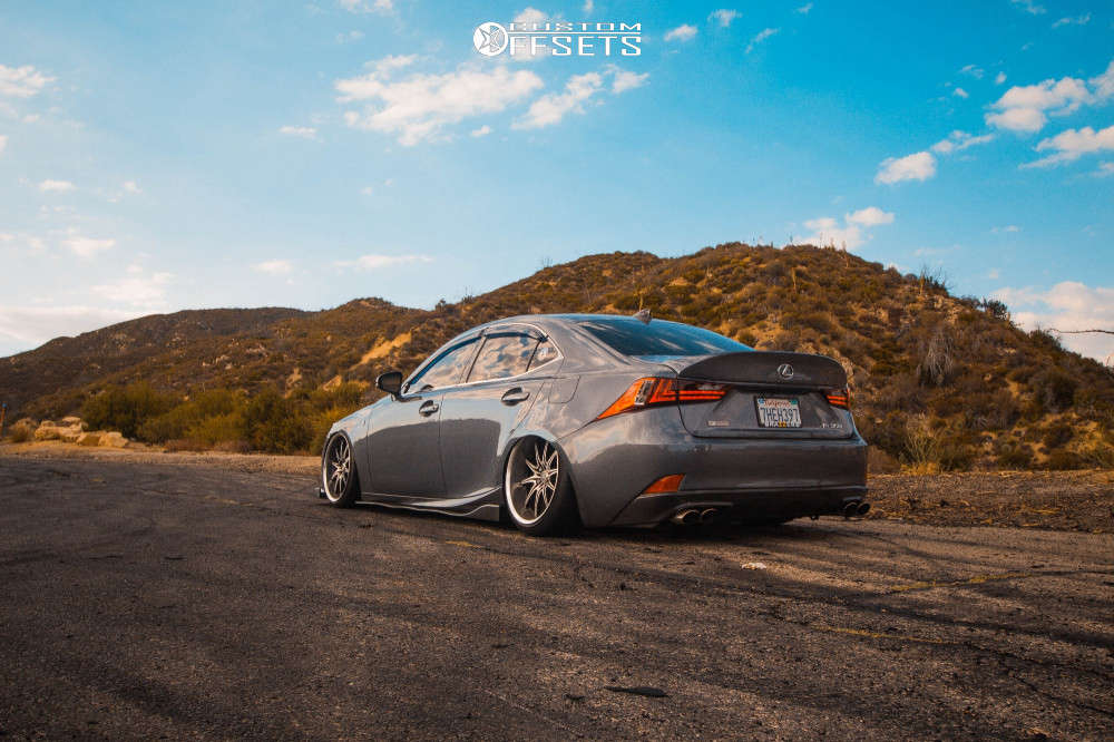 2014 Lexus IS350 Wheel Offset Tucked Air Suspension 1801870 Custom