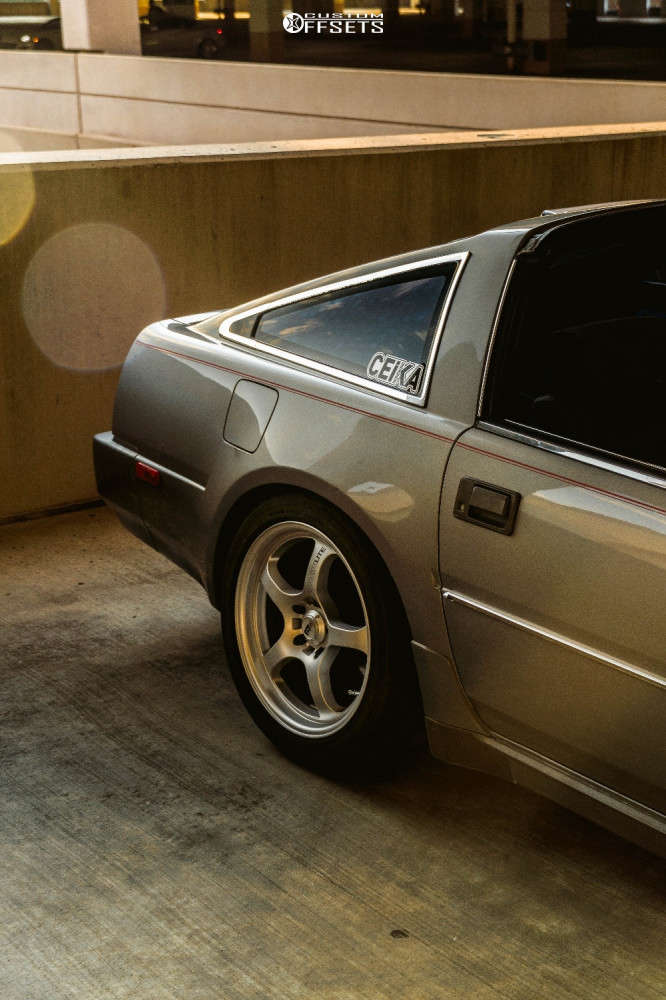 1987 Nissan 300ZX with 17x8.5 40 Motegi Mr131 and 235/30R17