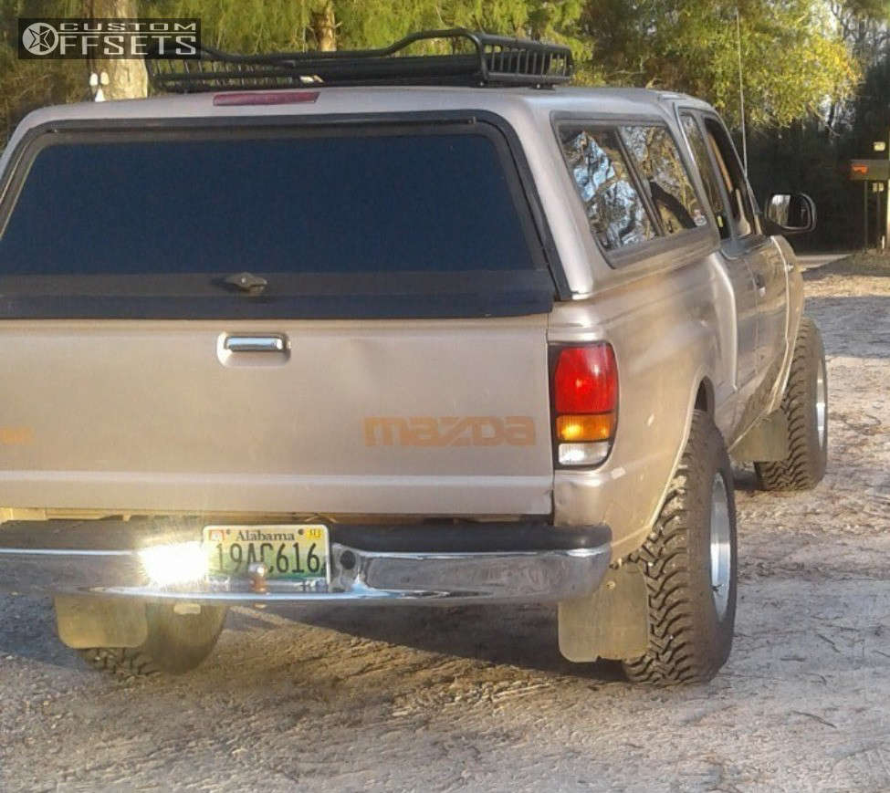 1998 Mazda B2500 with 15x10 44 Ultra Vagabond and 31/10.5R15 Goodyear