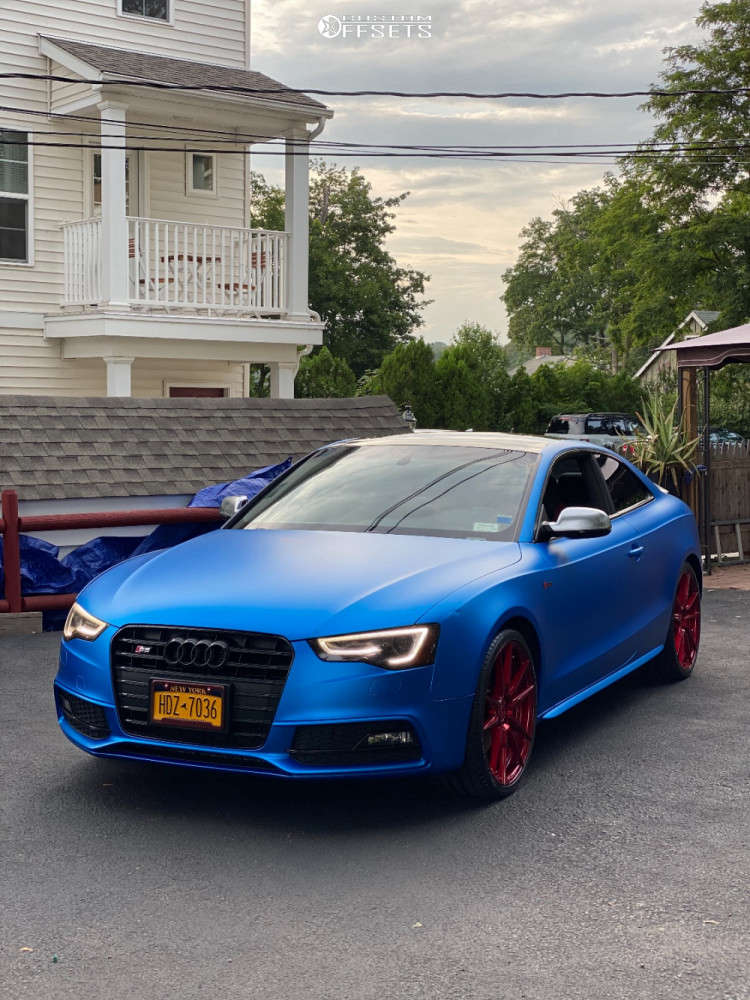 2017 Audi S5 with 20x9 35 Rohana Rfx2 and 265/35R20 Falken Azenis Fk510 ...