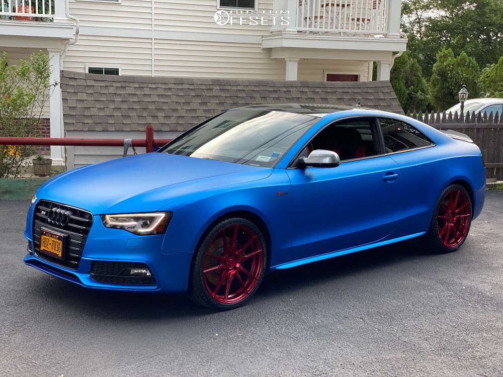 2017 Audi S5 with 20x9 35 Rohana Rfx2 and 265/35R20 Falken Azenis Fk510 ...