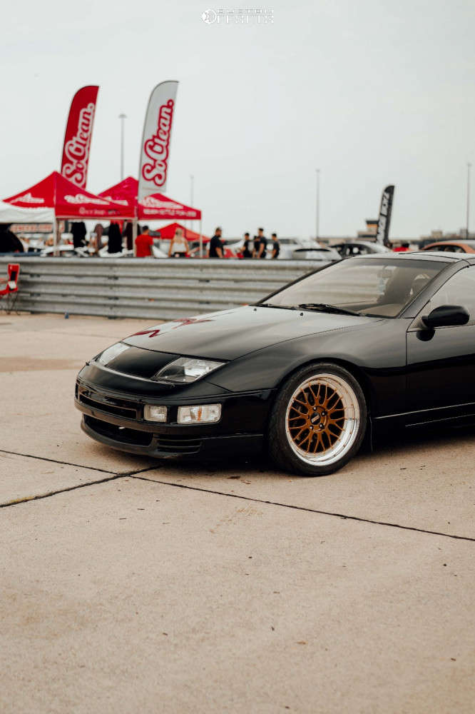 1990 Nissan 300ZX with 18x8 10 BBS Lm and 235/40R18 Nexen N'fera