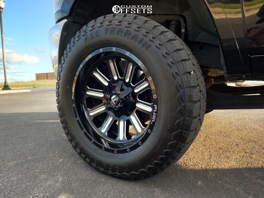 2017 Ram 2500 with 20x9 20 Fuel Hardline and 35/12.5R20 Mazama Open Range A/t and Leveling Kit