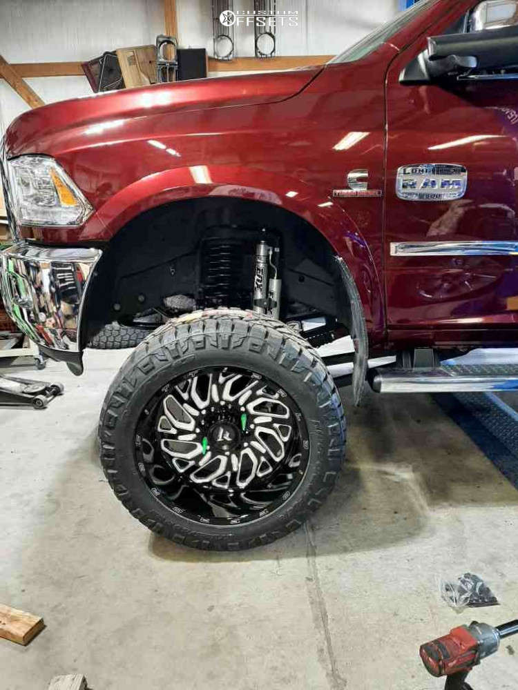 2017 Ram 2500 with 22x12 -51 Fittipaldi Offroad Ftf17 and 325/50R22 ...