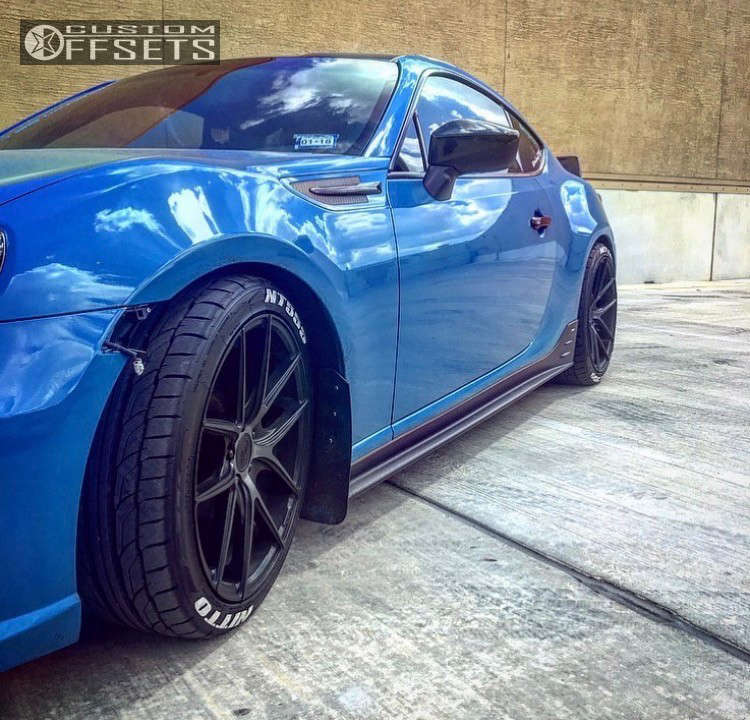 2016 Subaru BRZ with 18x8 40 Niche Targa and 235/40R18 Michelin