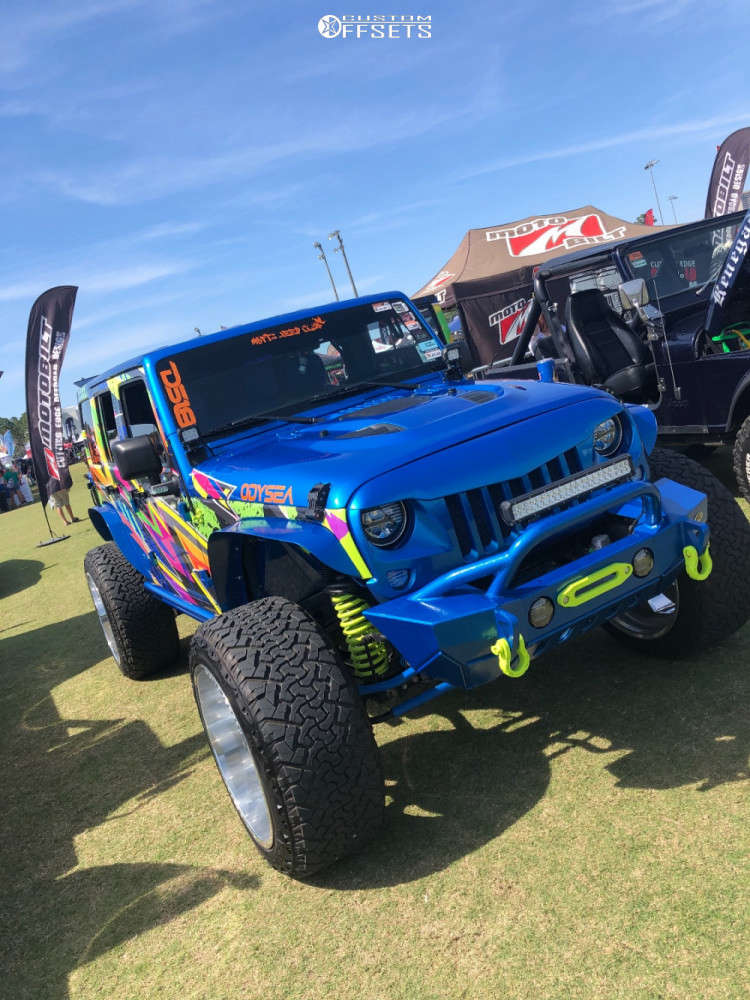2015 Jeep Wrangler JK with 24x14 76 Extreme Force Xf10 and 37/13.5R24