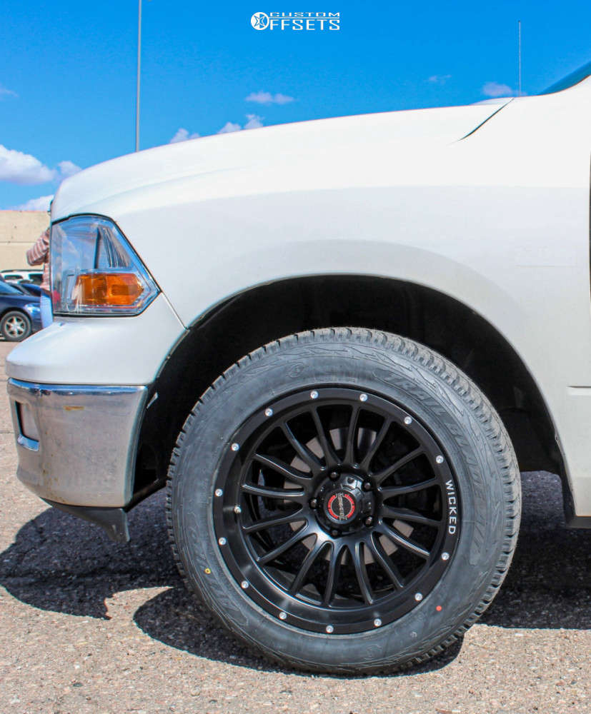 2009 Dodge Ram 1500 with 20x10 12 Wicked Offroad W908 and 32/10.5R20 Atturo Trail Blade Ats and