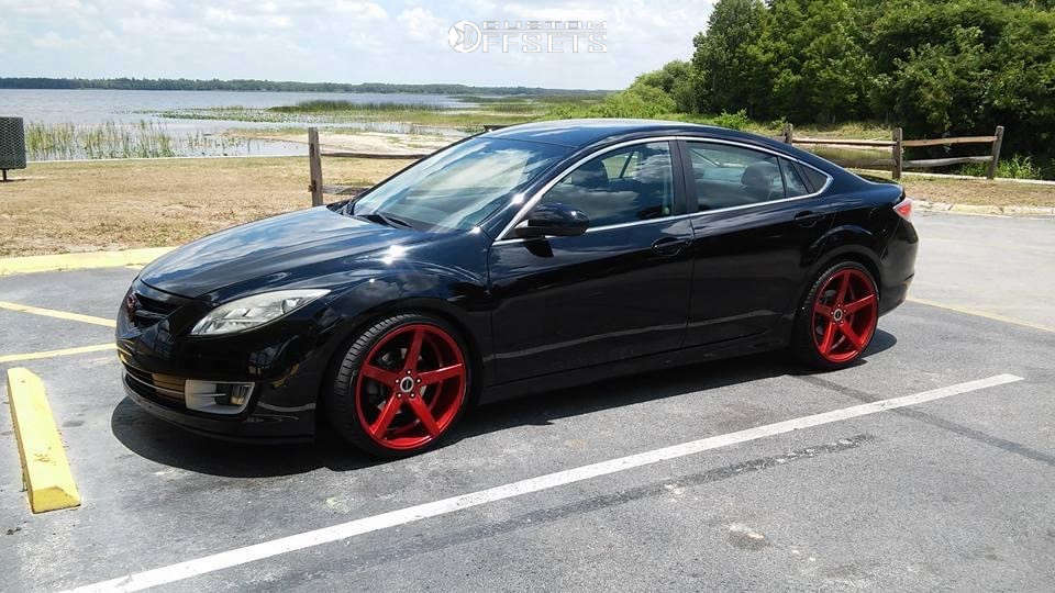 2010 Mazda 6 with 20x10 35 Strada Perfetto and 245/30R20 Toyo Tires ...