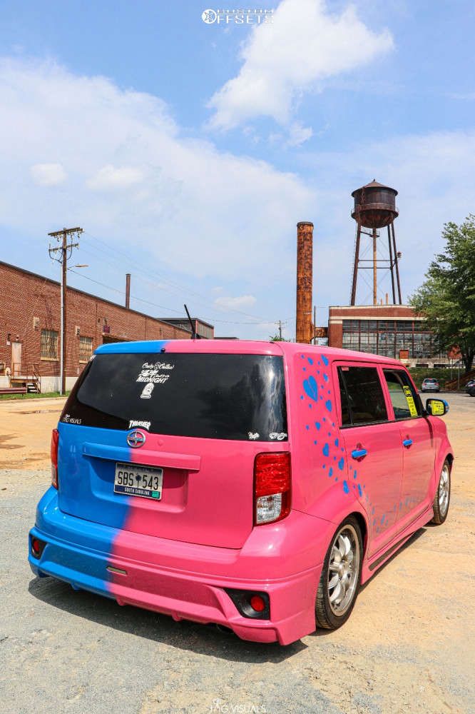 2011 Scion XB with 18x8.5 38 F1R F29 and 215/35R18 BFGoodrich All