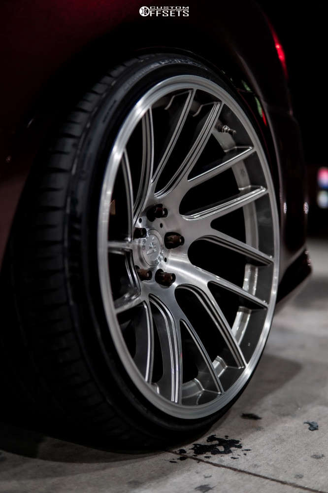 2008 INFINITI G37 with 19x10 12 Anovia Elder and 235/35R19 Delinte D7