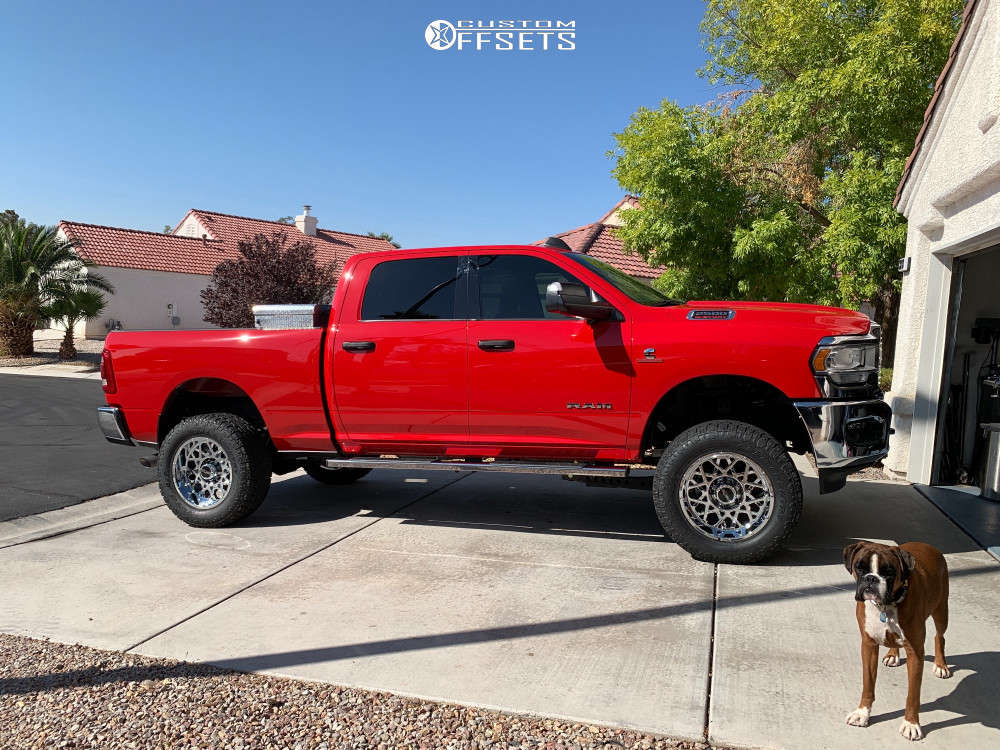 2020 Ram 2500 with 20x10 -25 Vision Rocker and 35/12.5R20 Toyo Tires ...
