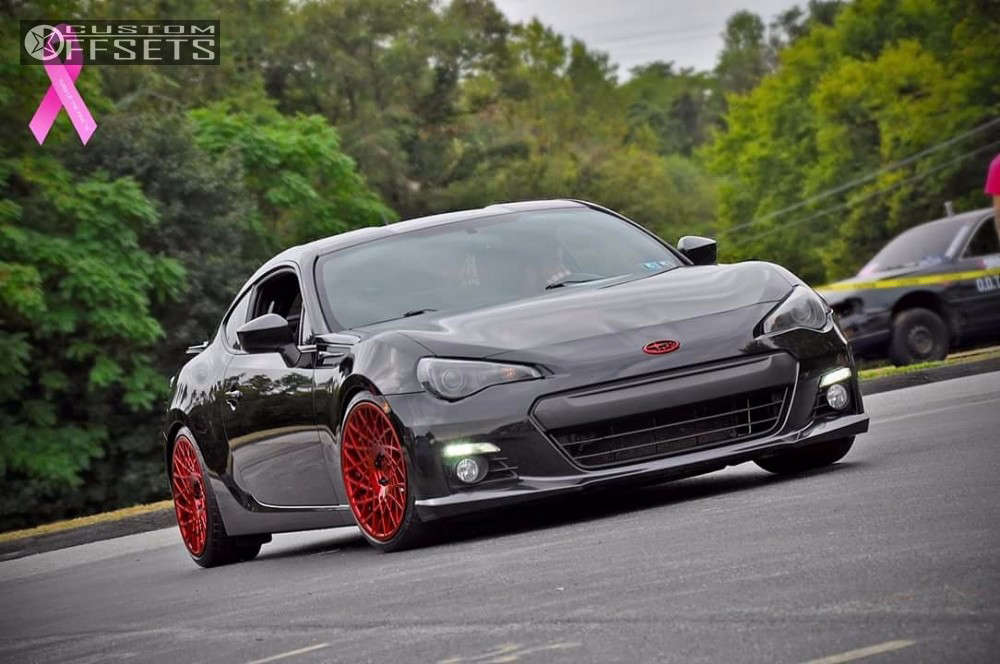 2013 Subaru BRZ with 18x8.5 35 Art In Motion Cast Ma1 and 225/35R18