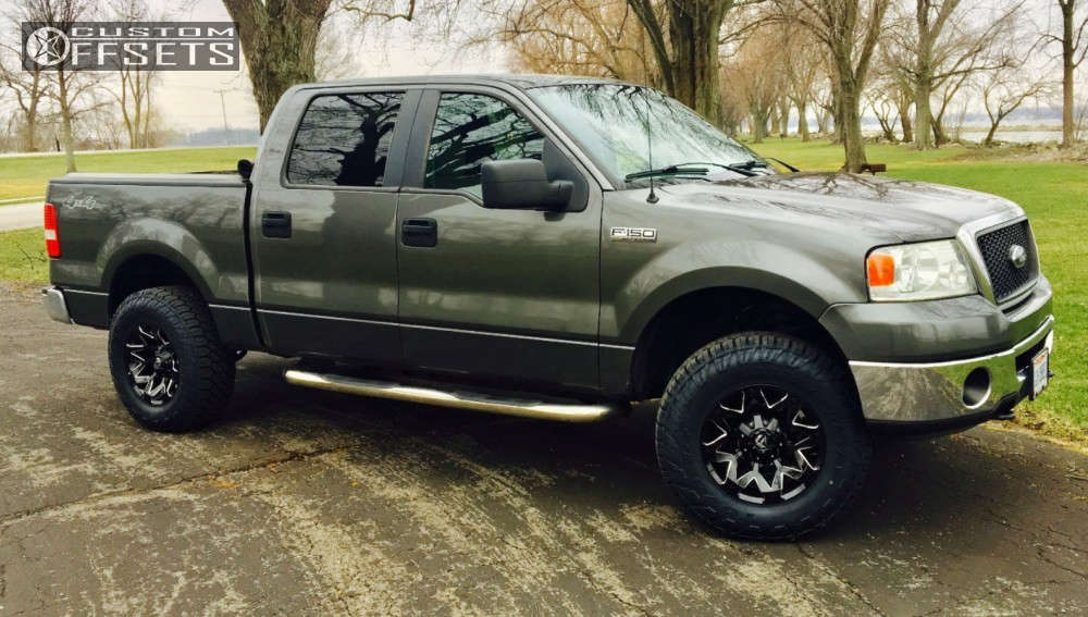 2008 Ford F-150 with 17x9 1 Fuel Ambush and 285/70R17 Toyo Tires Open ...