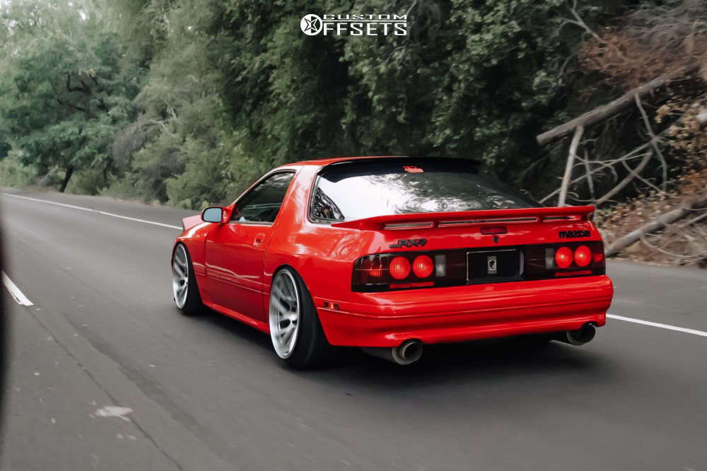 1991 Mazda RX-7 with 18x9.5 22 Anovia Elder and 215/35R18 Federal