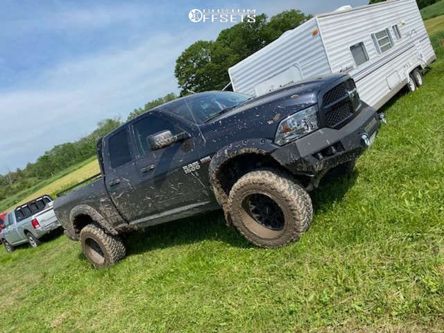 2018 Ram 1500 with 20x12 -50 Vision Rocker and 35/12.5R20 Toyo Tires ...