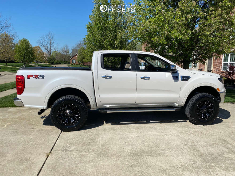 2019 Ford Ranger with 18x9 1 Fuel Assault and 33/9.5R18 Nitto Ridge ...