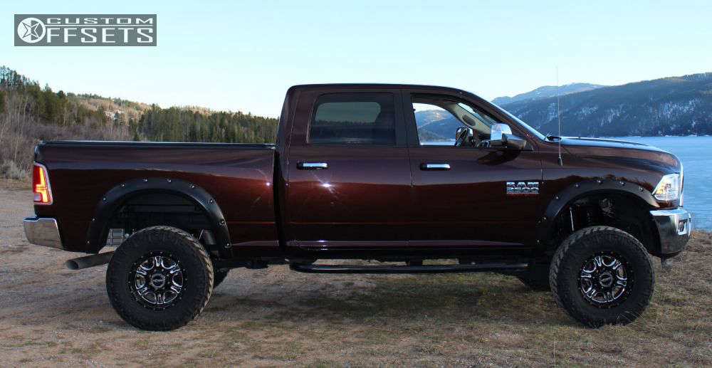 2014 Ram 2500 with 18x9 -12 Vision Rage and 35/12.5R18 Nitto Trail ...