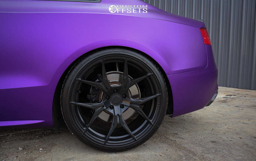 2013 Audi S5 with 20x10 33 Rohana Rfx5 and 275/30R20 Hankook Ventus V12 ...