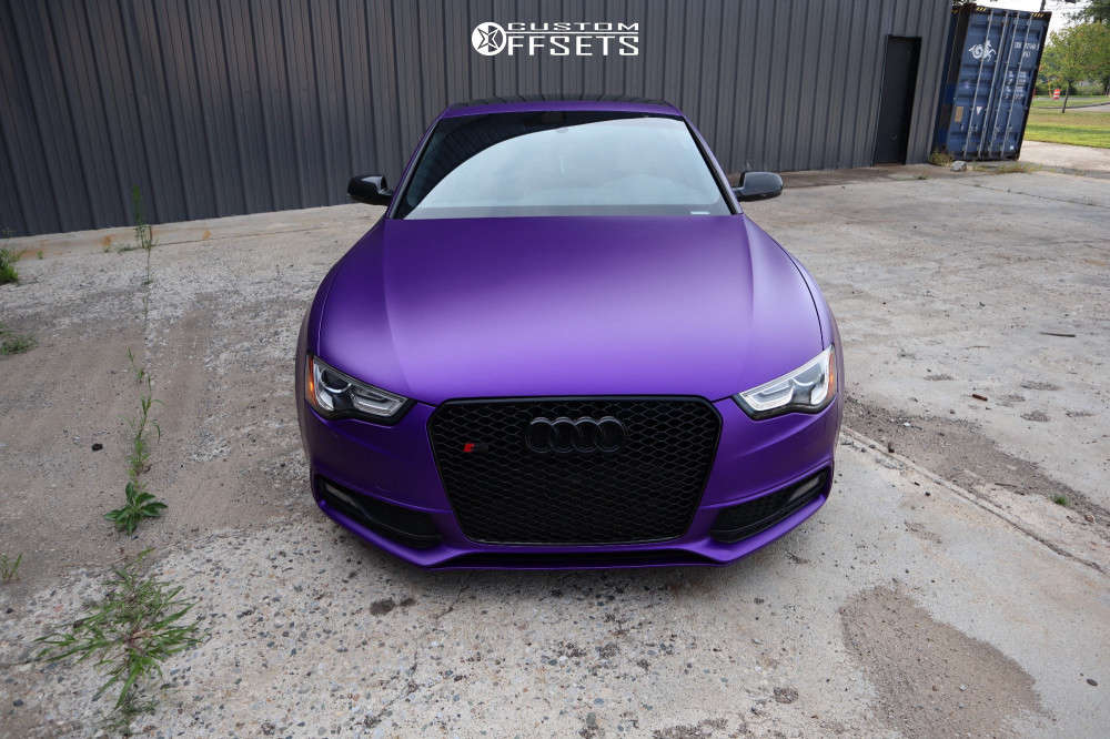 2013 Audi S5 with 20x10 33 Rohana Rfx5 and 275/30R20 Hankook Ventus V12 ...