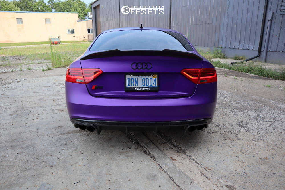 2013 Audi S5 with 20x10 33 Rohana Rfx5 and 275/30R20 Hankook Ventus V12 ...
