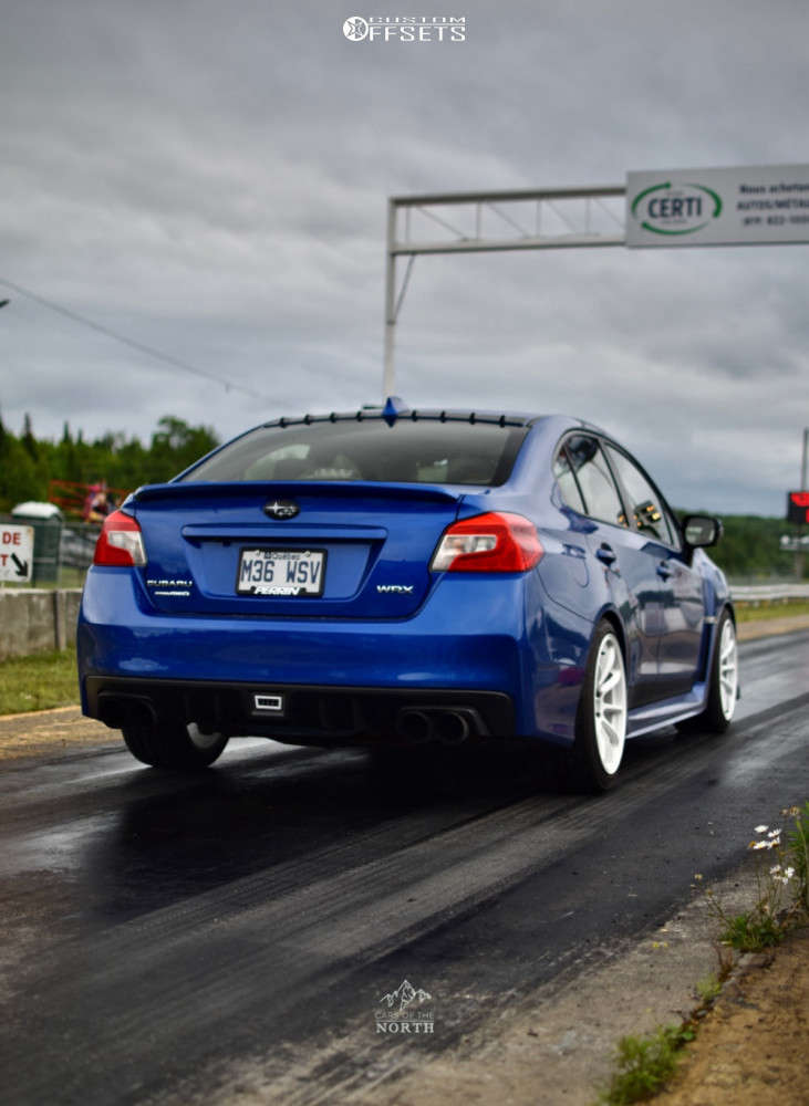 2017 Subaru WRX with 18x9.5 33 Superspeed Rf03rr and 245/40R18