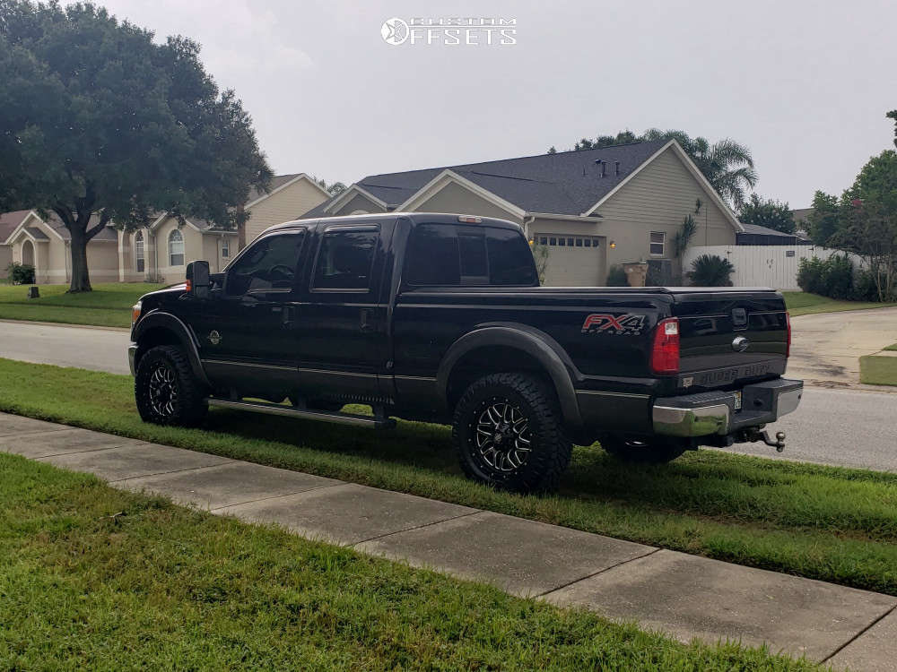2016 Ford F-250 Super Duty with 20x9 0 Pure Grit Drive and 295/60R20 ...
