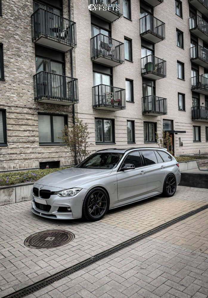 2017 BMW 340i XDrive with 19x9.5 35 Japan Racing Sl01 and 265/35R19