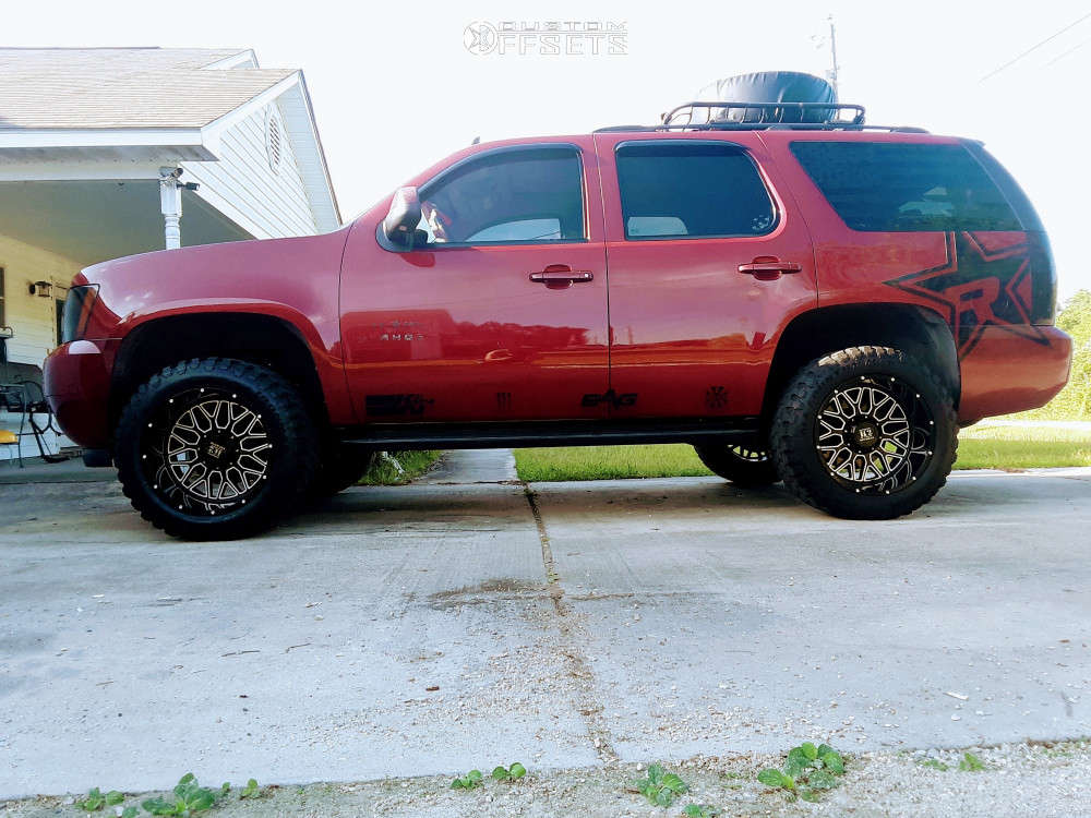 2013 Chevrolet Tahoe with 20x12 -44 K2 Offroad Warrior and 33/12.5R20 ...