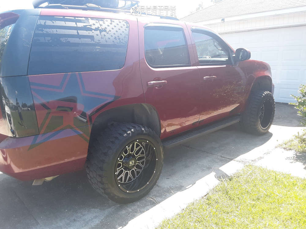 2013 Chevrolet Tahoe with 20x12 -44 K2 Offroad Warrior and 33/12.5R20 ...