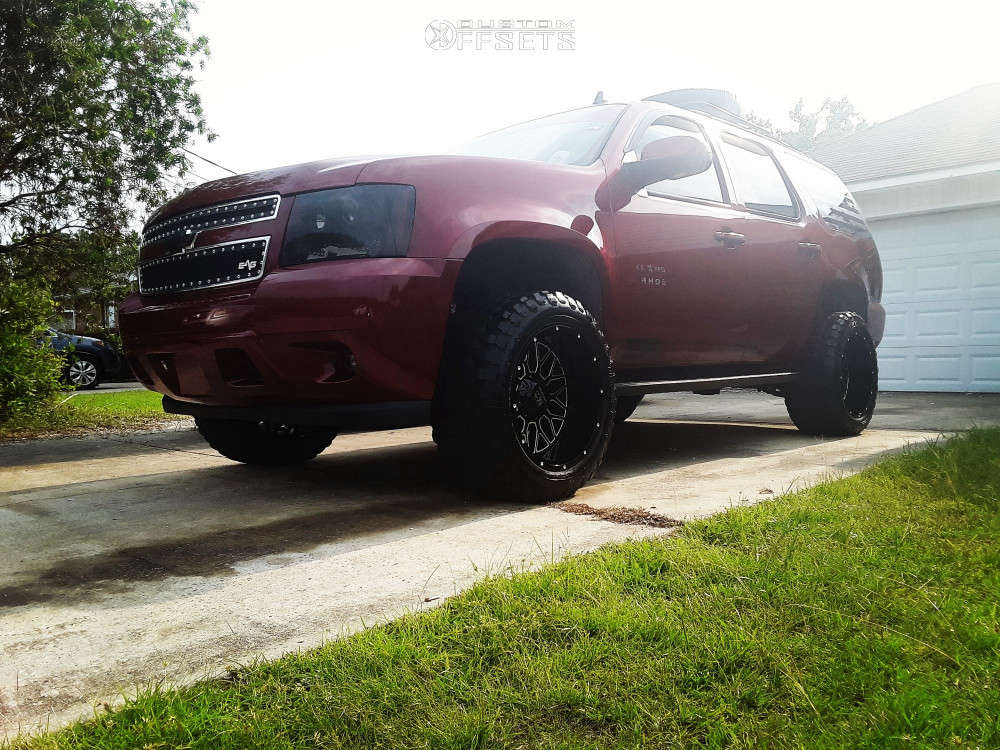 2013 Chevrolet Tahoe with 20x12 -44 K2 Offroad Warrior and 33/12.5R20 ...