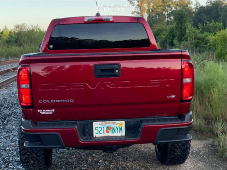 2021 Chevrolet Colorado with 20x12 44 American Offroad A105 and 33/12