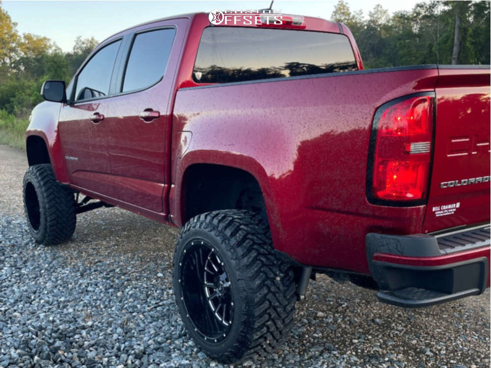 2021 Chevrolet Colorado with 20x12 44 American Offroad A105 and 33/12