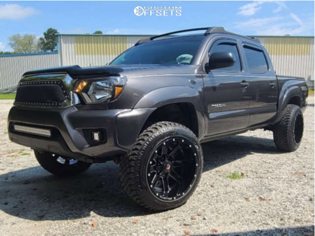 2012 Toyota Tacoma with 20x12 -44 Ballistic Rage 959 and 275/65R20 ...