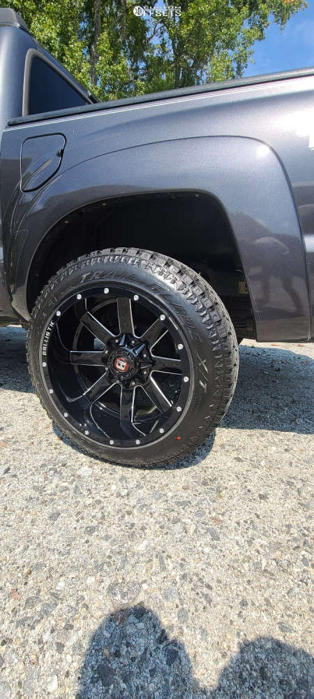 2012 Toyota Tacoma with 20x12 -44 Ballistic Rage 959 and 275/65R20 ...