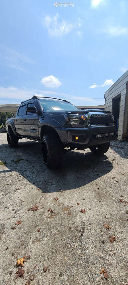 2012 Toyota Tacoma with 20x12 -44 Ballistic Rage 959 and 275/65R20 ...