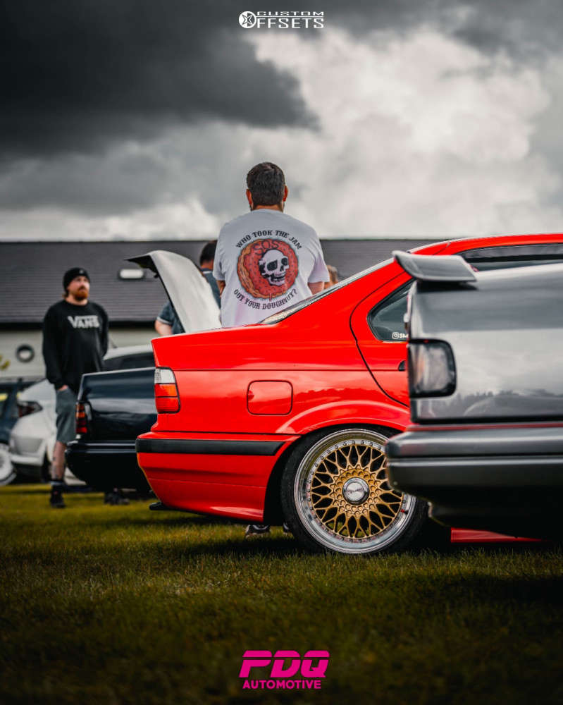 1996 BMW 318i with 17x7.5 35 Lenso Bsx and 205/40R17 Joyroad Sport RX6 ...