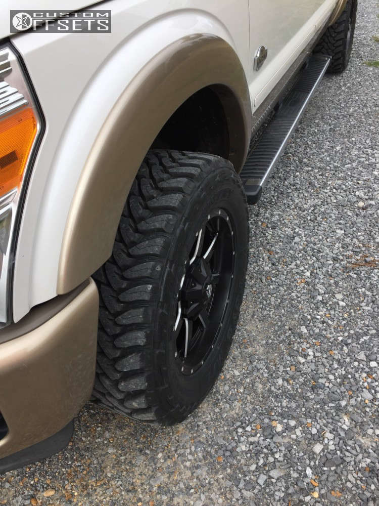 2012 Ford F-250 Super Duty with 20x9 1 Fuel Maverick and 295/60R20 Toyo ...