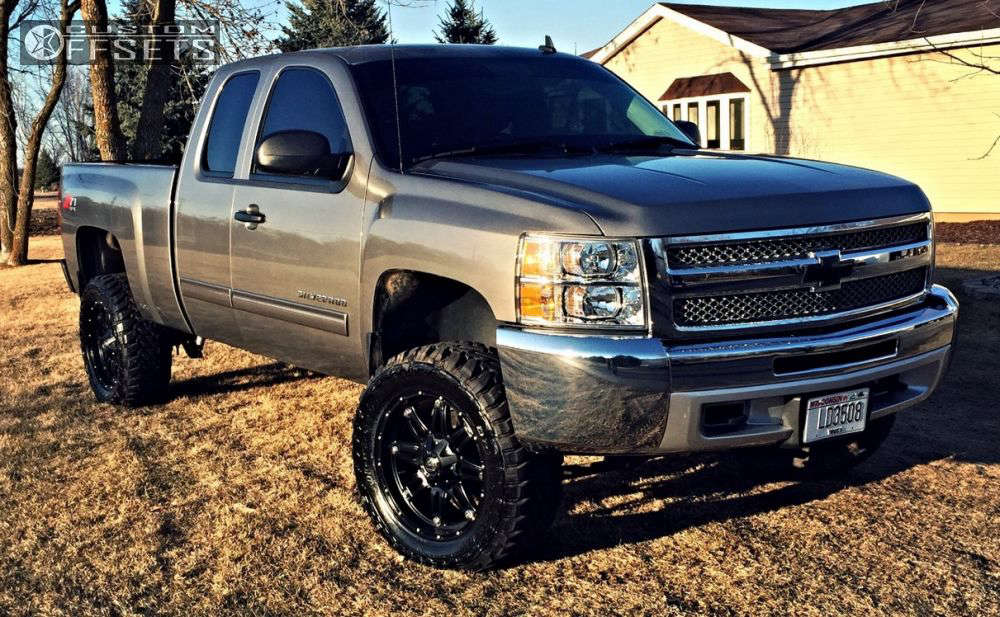 2012 Chevrolet Silverado 1500 with 20x9 -12 Fuel Hostage and 33/12.5R20 ...