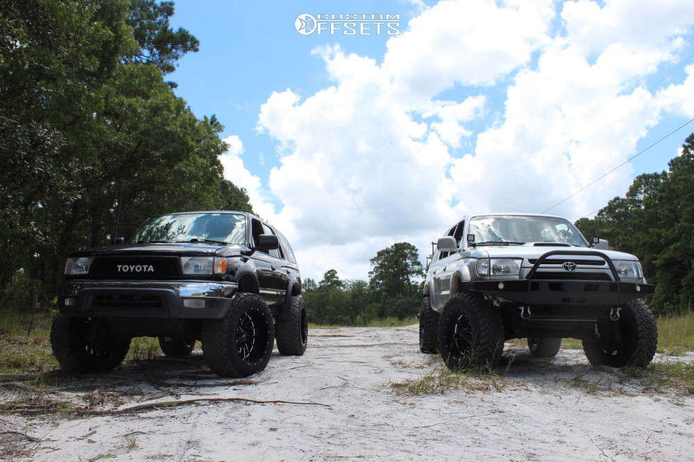 1999 Toyota 4Runner with 20x12 51 Hardrock Overdrive and 33/12.5R20