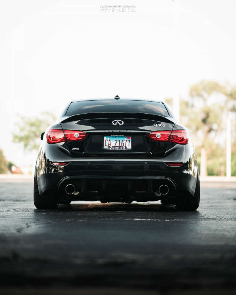 2015 INFINITI Q50 with 19x9.5 22 Aodhan Ds01 and 235/35R19 Goodyear Eagle F1 Asymmetric As and