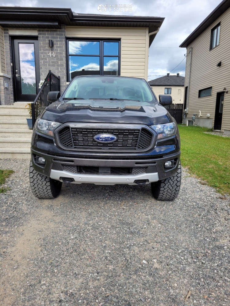 2021 Ford Ranger with 18x9 0 RTX Offroad Zion and 285/60R18 General Atx ...