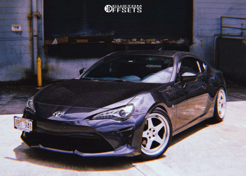 2017 Toyota 86 with 18x9 35 Kansei Knp and 245/40R18 Ohtsu At4000