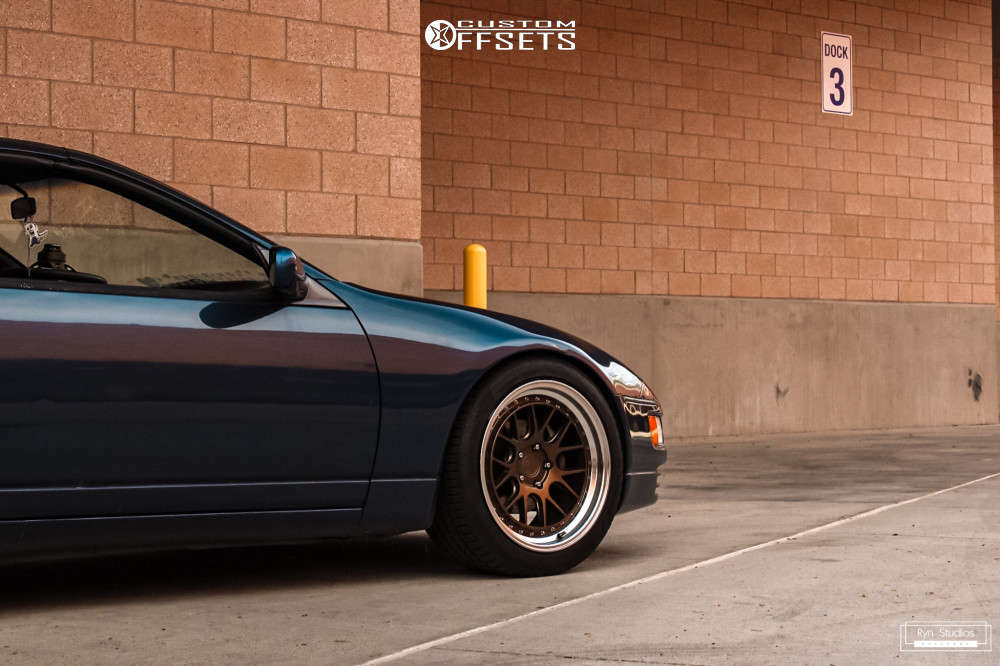 1993 Nissan 300ZX with 18x9.5 30 Aodhan Ds06 and 255/40R18 Nankang