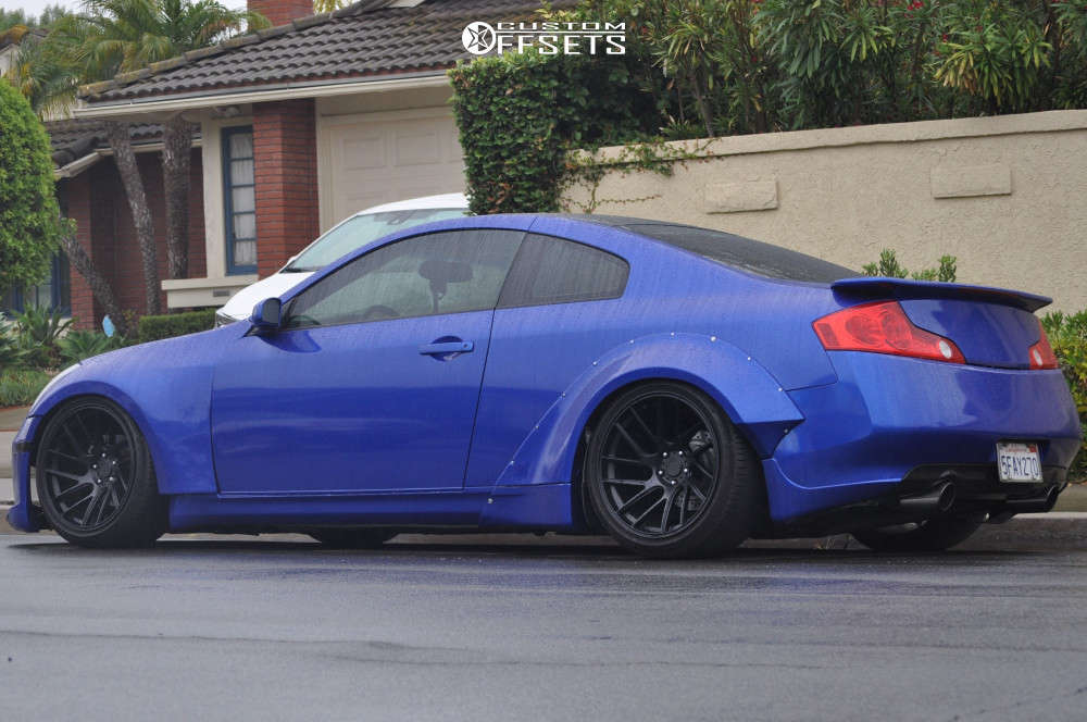 2004 INFINITI G35 with 19x11 7 Anovia Elder and 275/35R19 Michelin ...